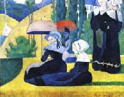 Emile Bernard Breton Women with Parasols china oil painting reproduction